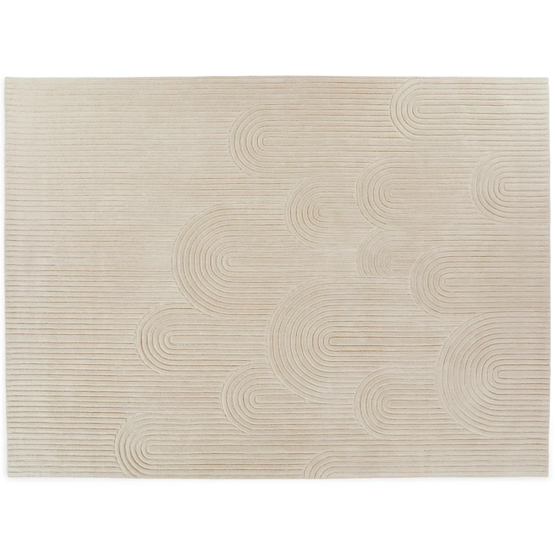 Clem 9 x 12 Wool Rug - Arch Cream