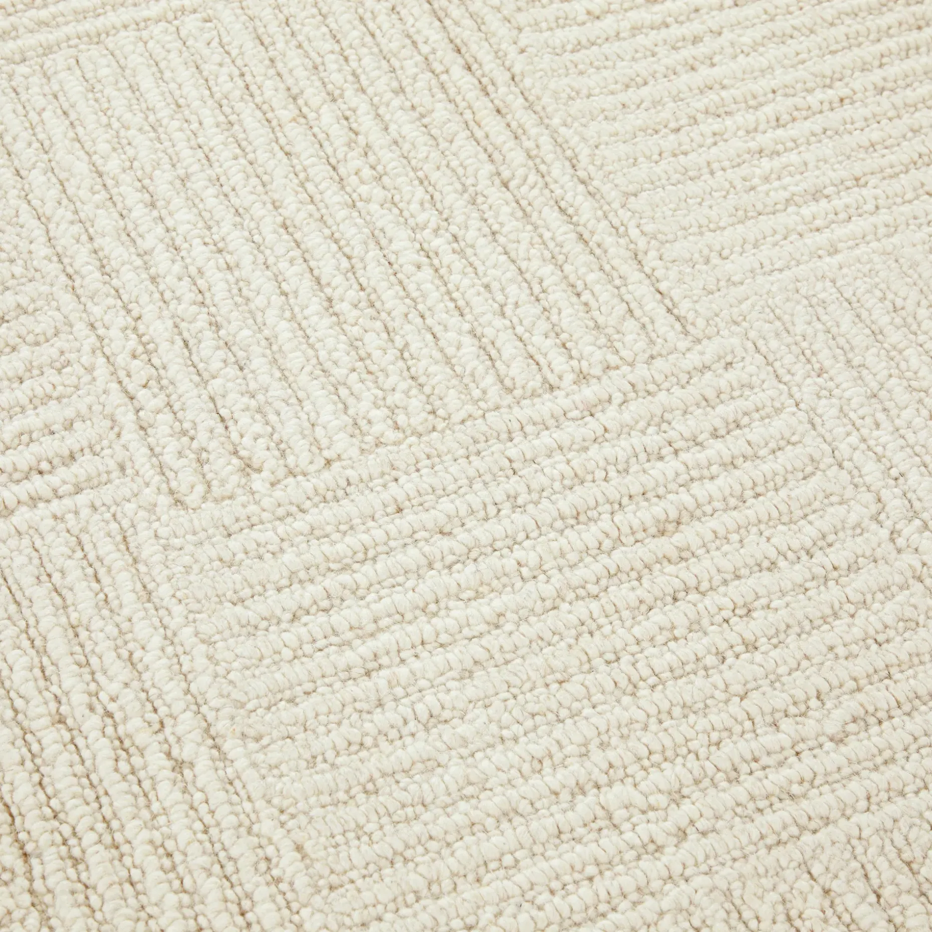 Clyde 5 x 8 Wool Rug - Textured Ivory