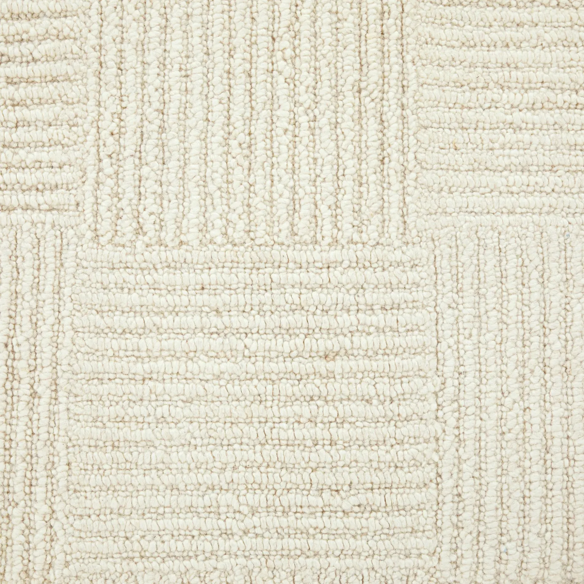 Clyde 5 x 8 Wool Rug - Textured Ivory