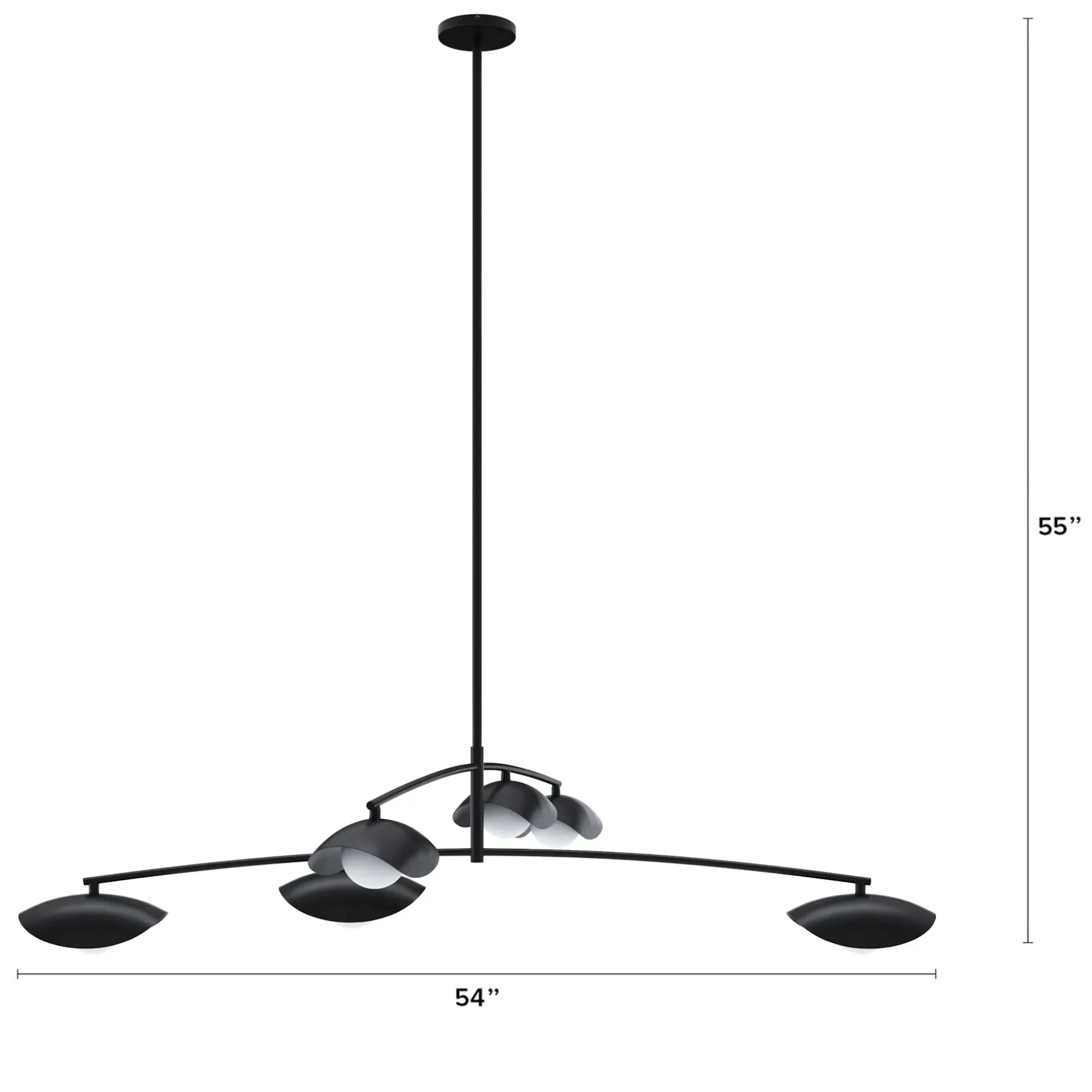 Coy Chandelier - Black
