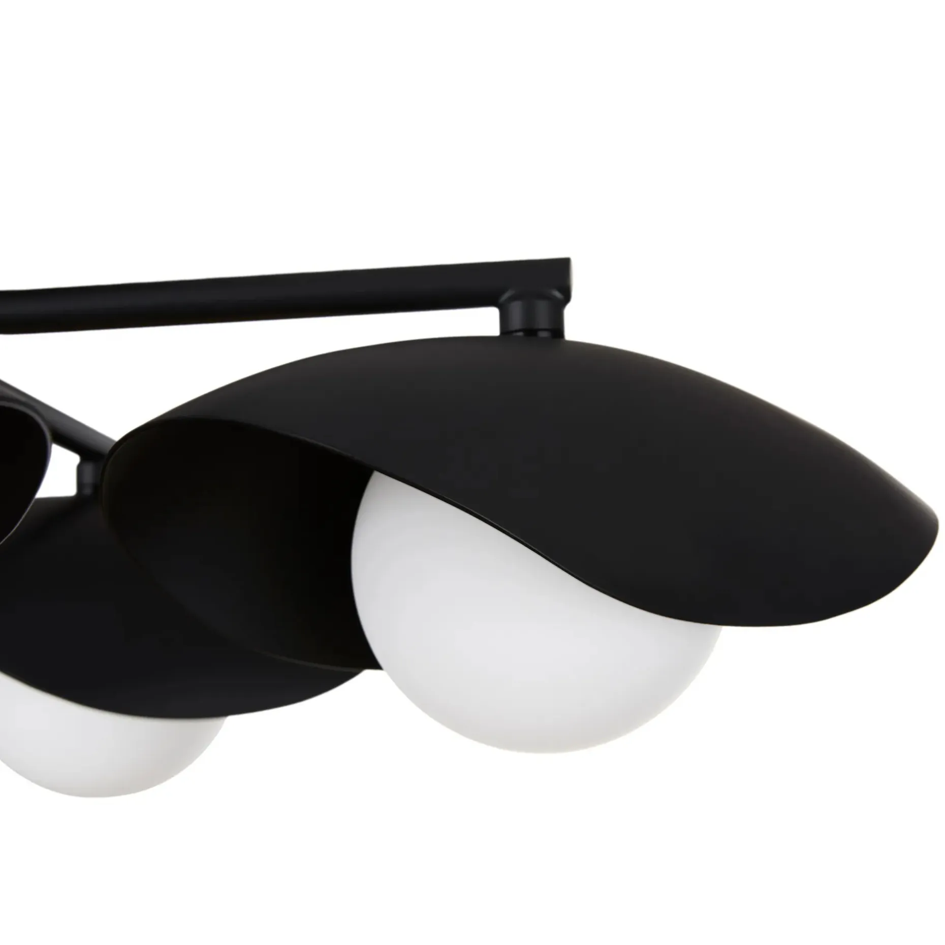 Coy Flushmount Ceiling Light - Black