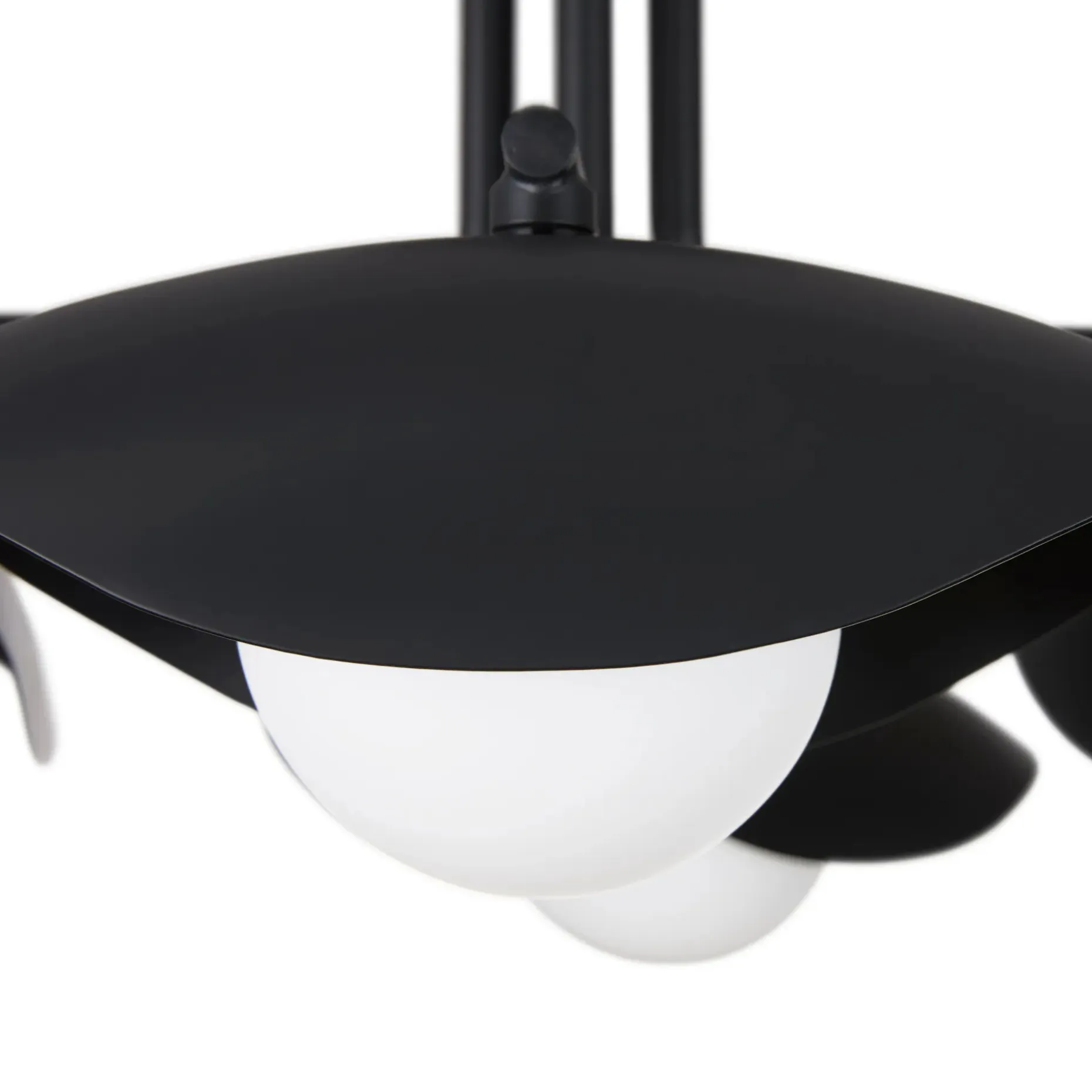 Coy Flushmount Ceiling Light - Black