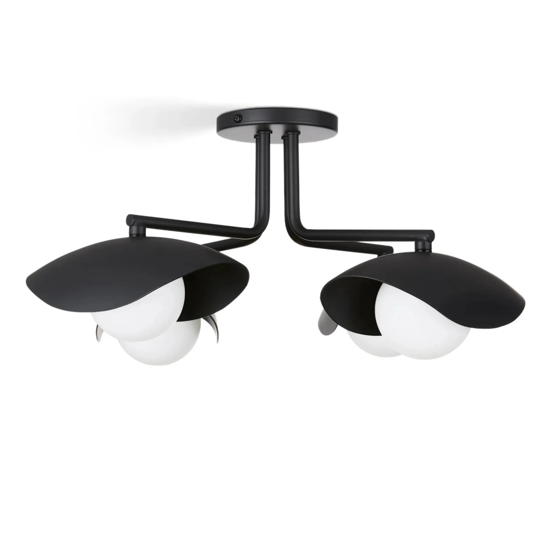 Coy Flushmount Ceiling Light - Black