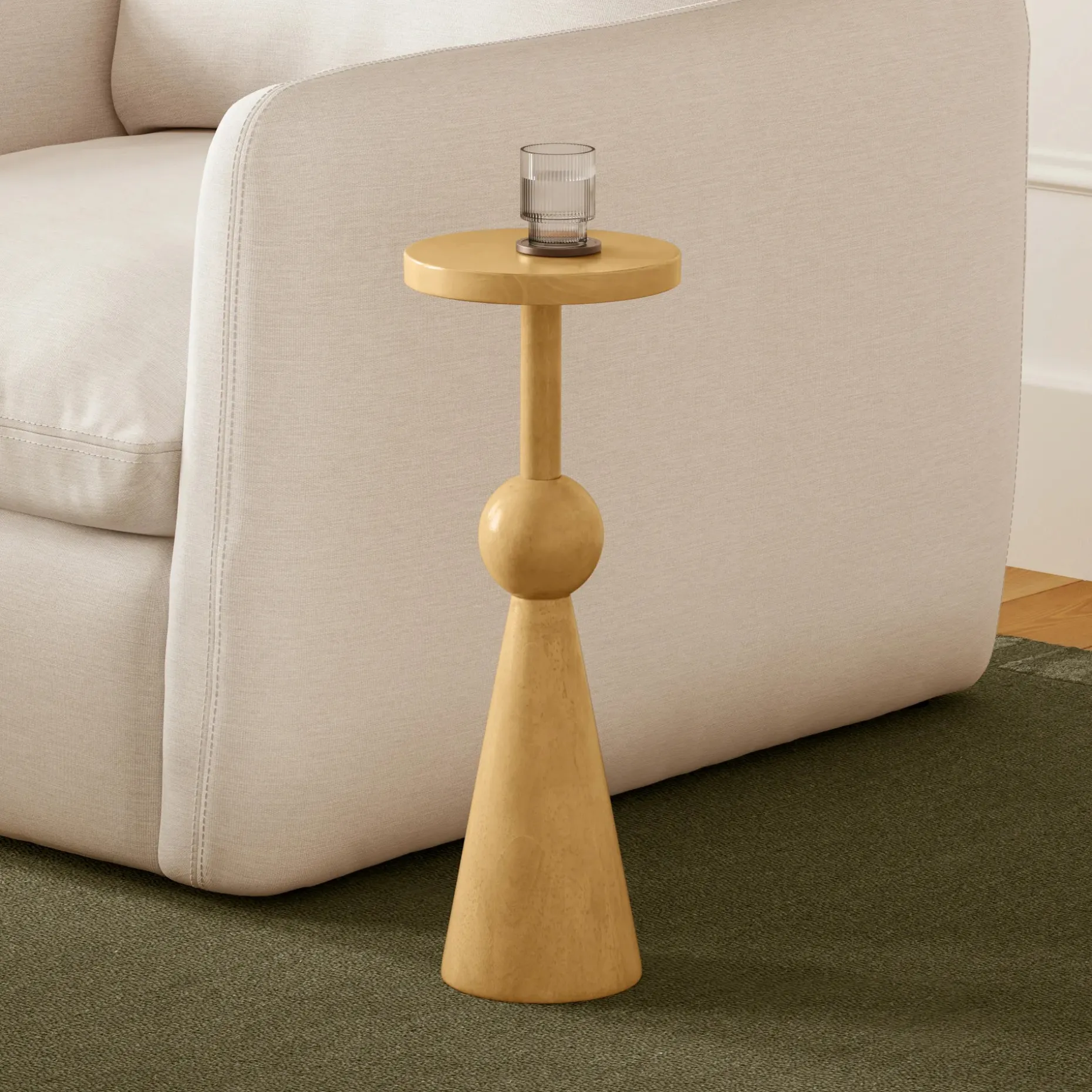 Dahlia Drinks Table - Natural Oak