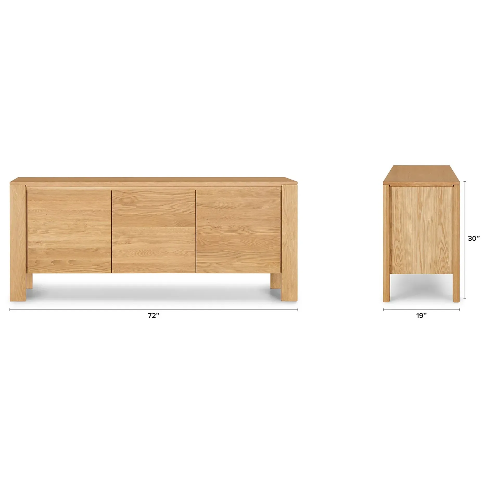 Dako 72" Sideboard - Natural Oak