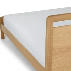 Dalsa King Bed - Natural Oak