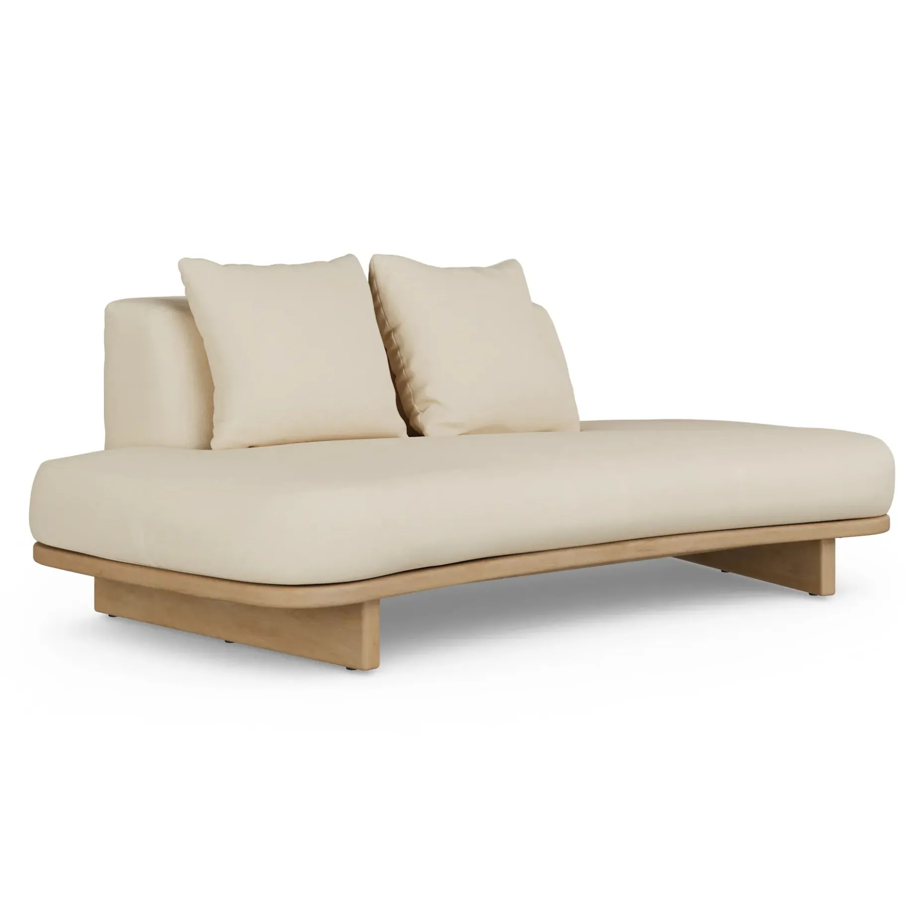 Daphne 80.5" Outdoor Sofa - Dravite Ivory