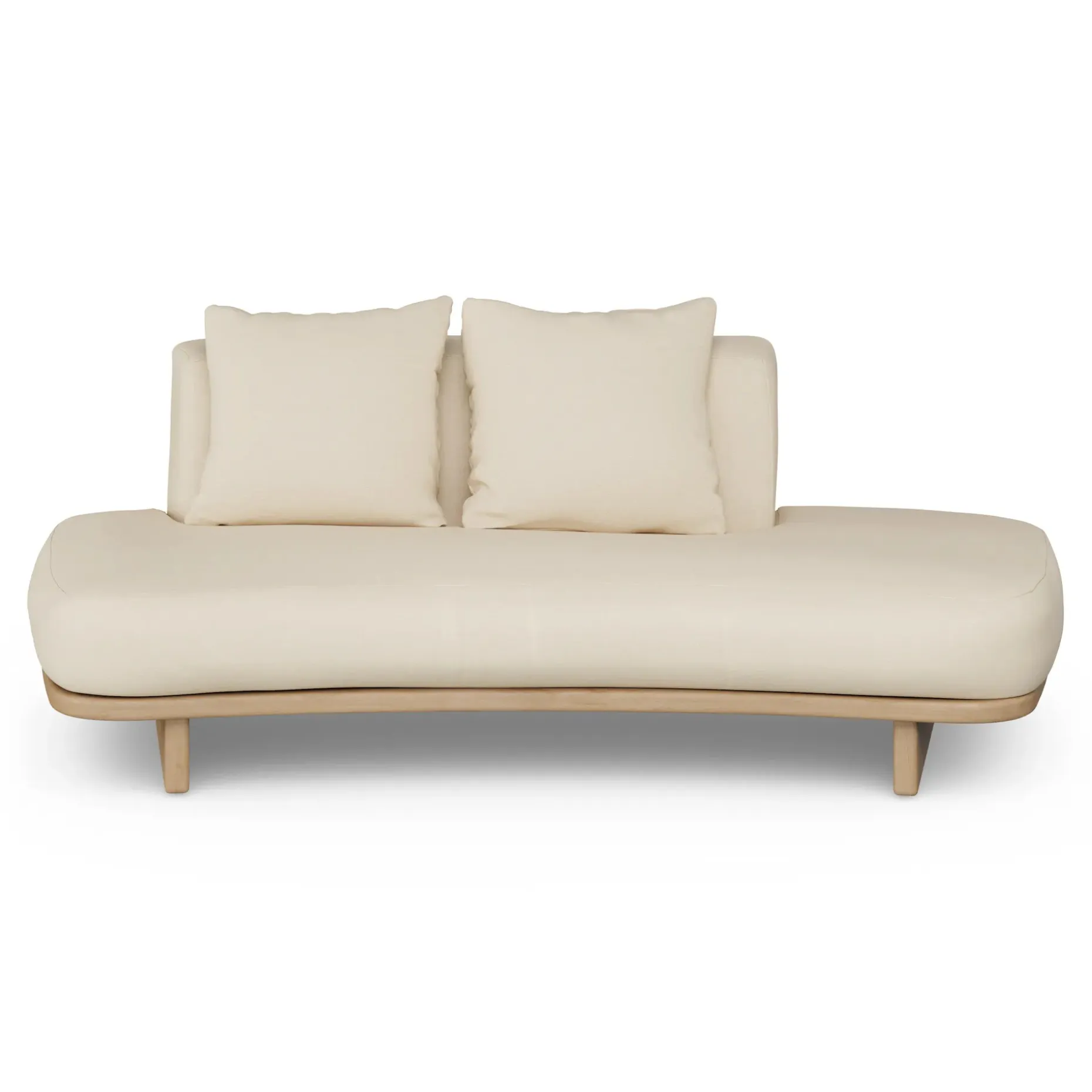 Daphne 80.5" Outdoor Sofa - Dravite Ivory