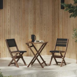 Elanora Outdoor Folding Dining Chair - Dark Acacia