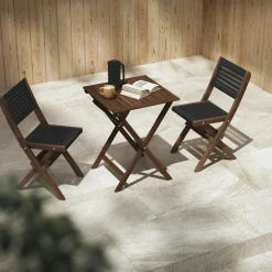 Elanora Outdoor Folding Dining Chair - Dark Acacia