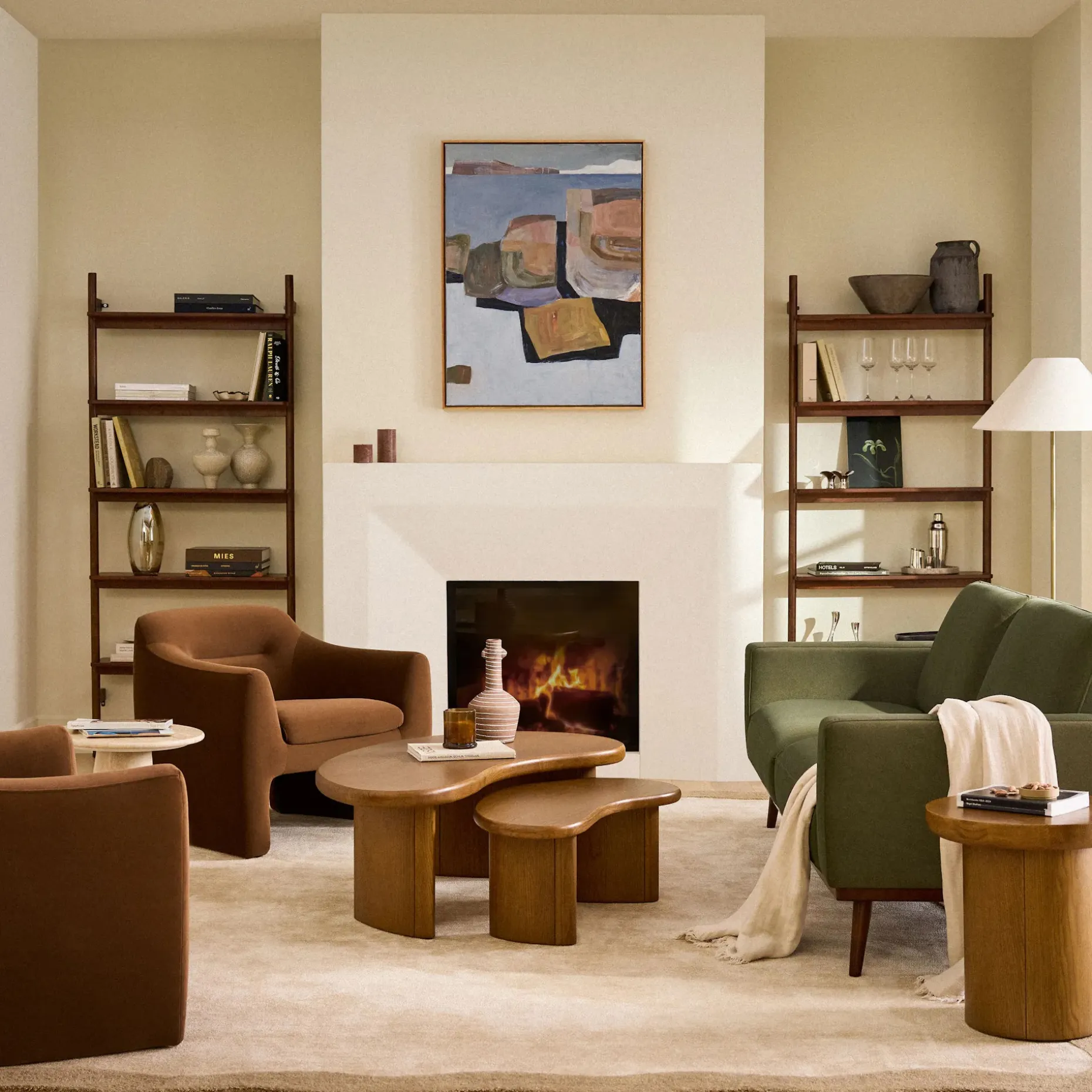 Eleanor 34" Velvet Lounge Chair - Hale Earth
