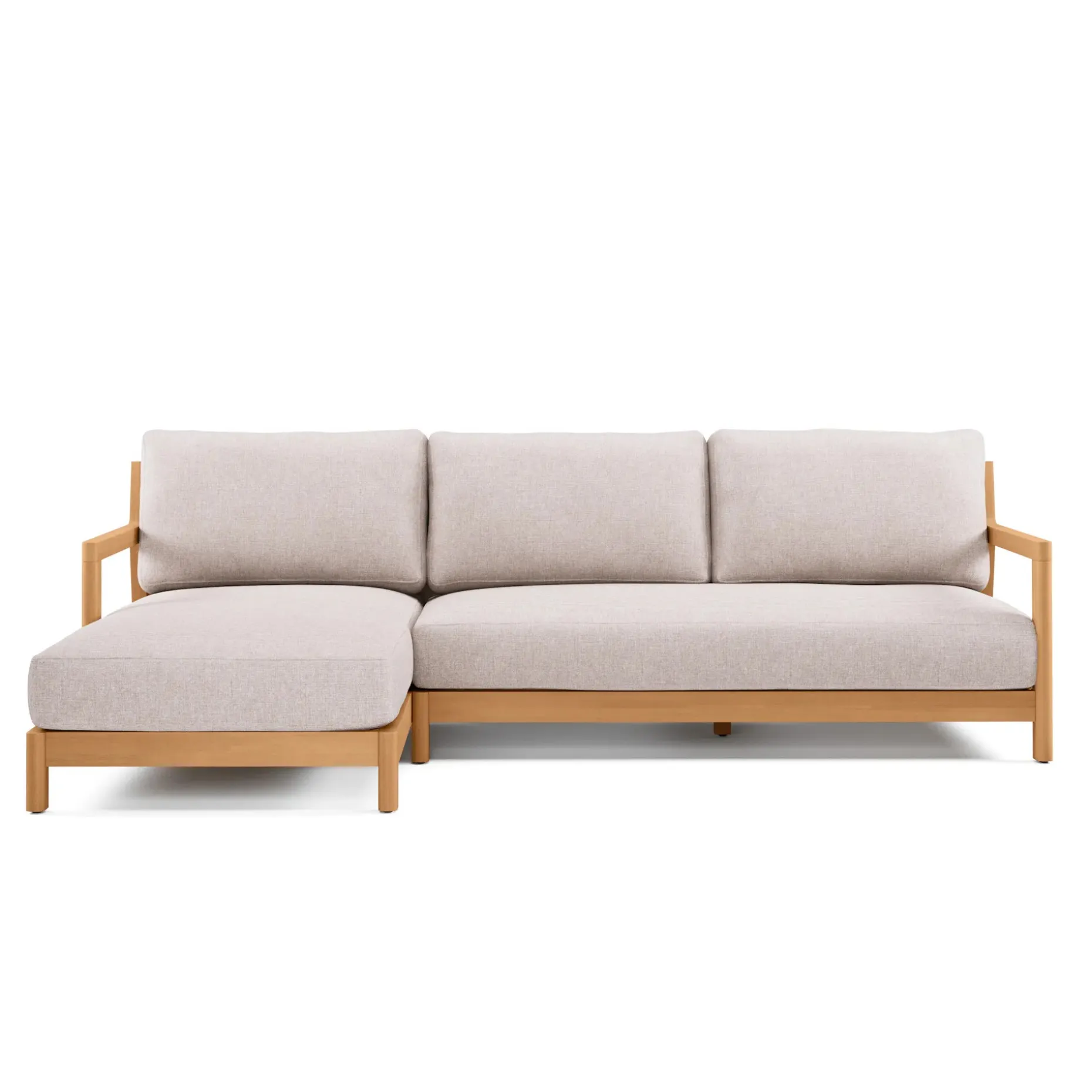 Elise 100" Outdoor Left Sectional - Basket Beige
