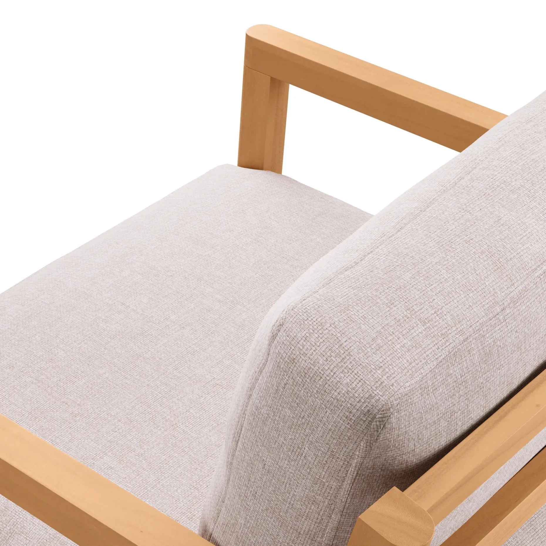 Elise 34" Outdoor Lounge Chair - Basket Beige
