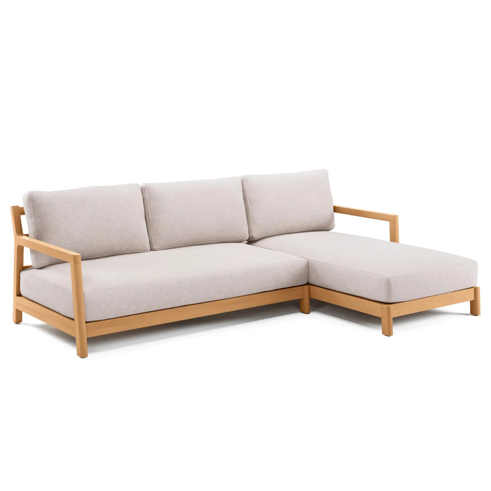 Elise 100" Outdoor Right Sectional - Basket Beige