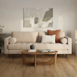 Ella Large Pillow - Short Shearling White