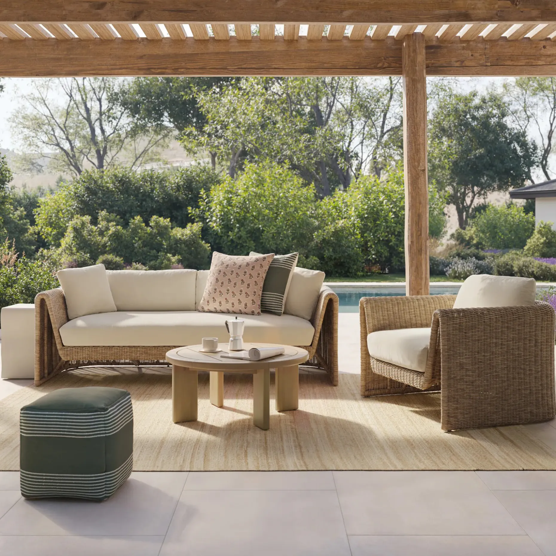 Erina 8 x 10 Indoor/Outdoor Rug - Textured Sand