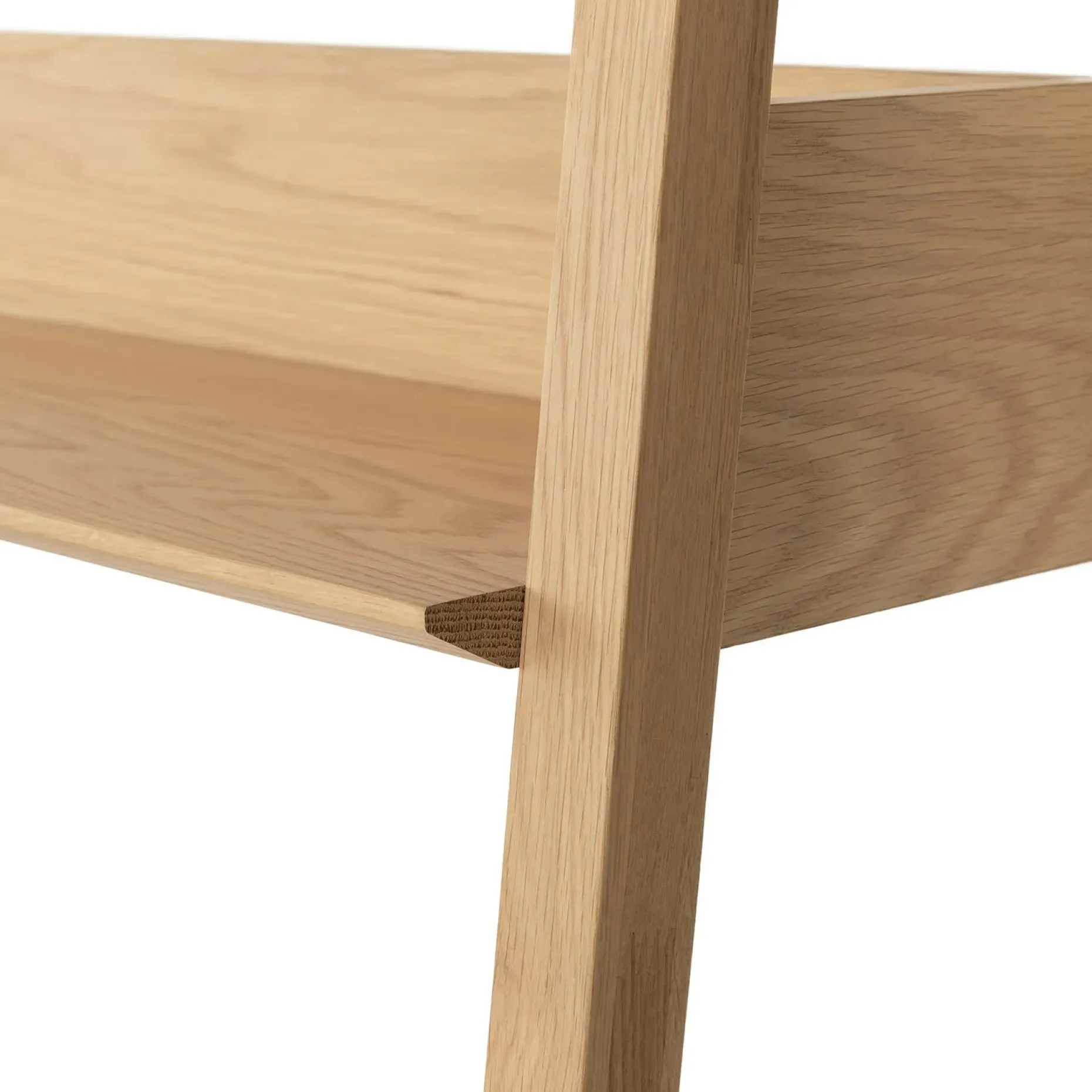 Fantol 51.5" Leaning Desk - Natural Oak