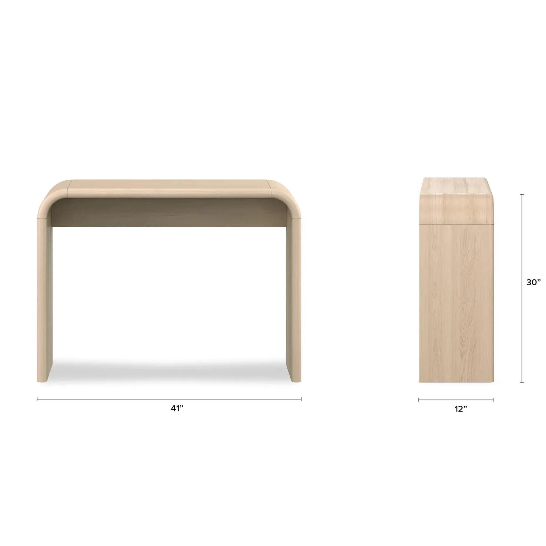 Faydra 41" Console - Natural Ash