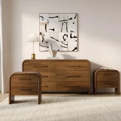 Faydra 2-Drawer Nightstand - Black
