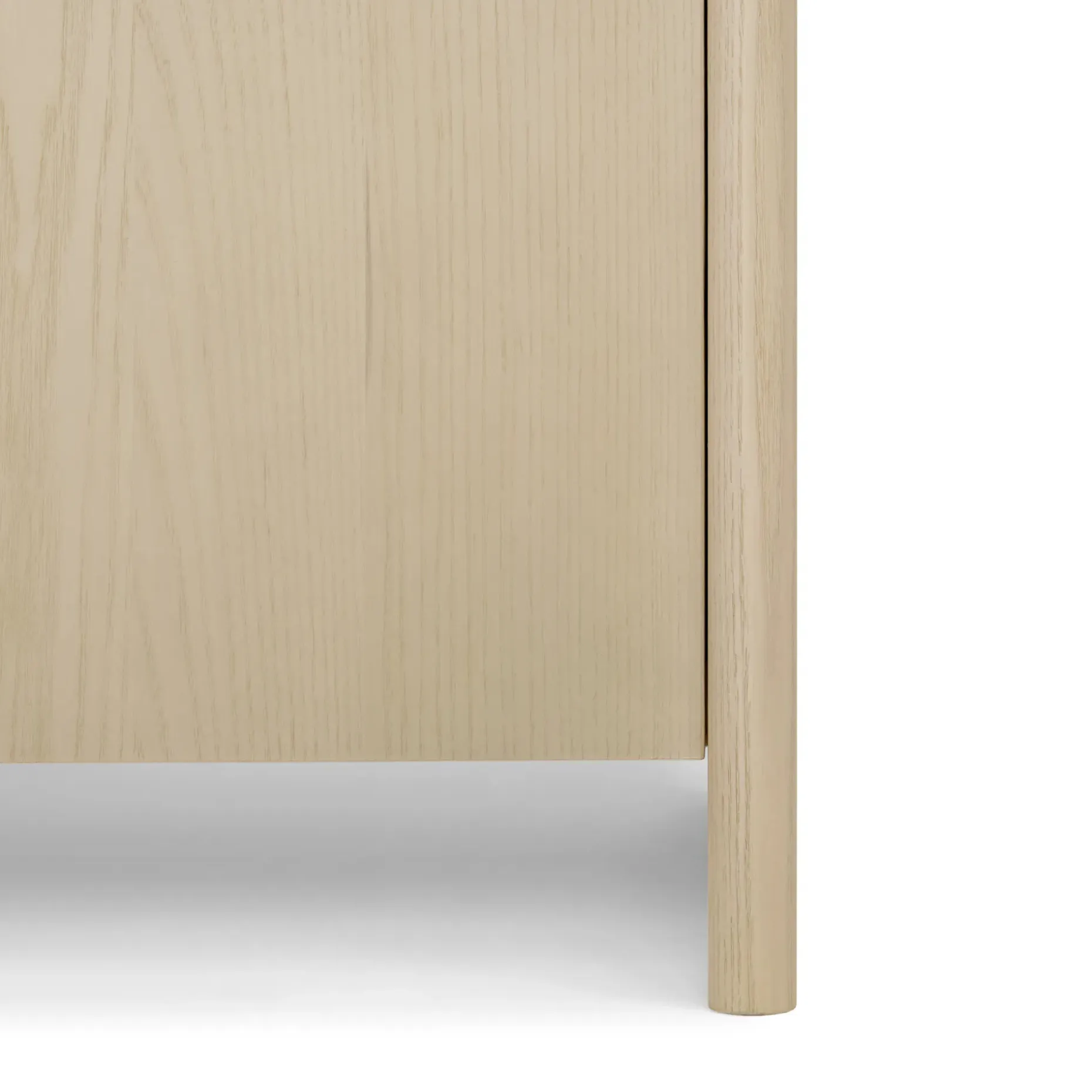 Faydra 35.5" Enclosed Bookcase - Natural Ash