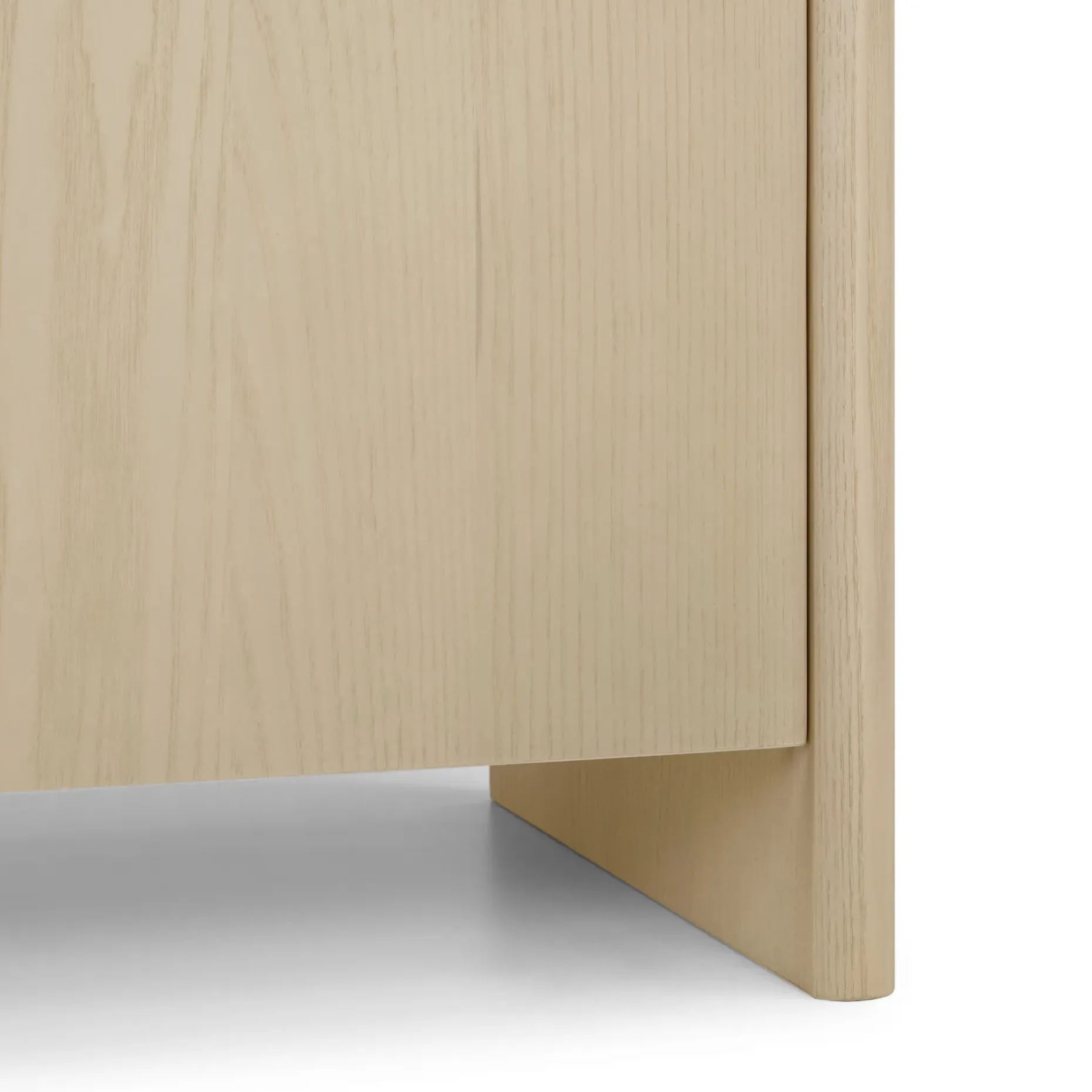 Faydra 35.5" Enclosed Bookcase - Natural Ash