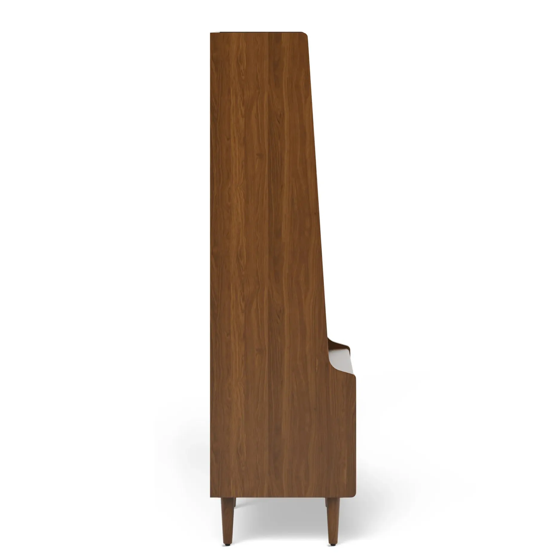 Frances 36" Bookcase with Storage - Walnut