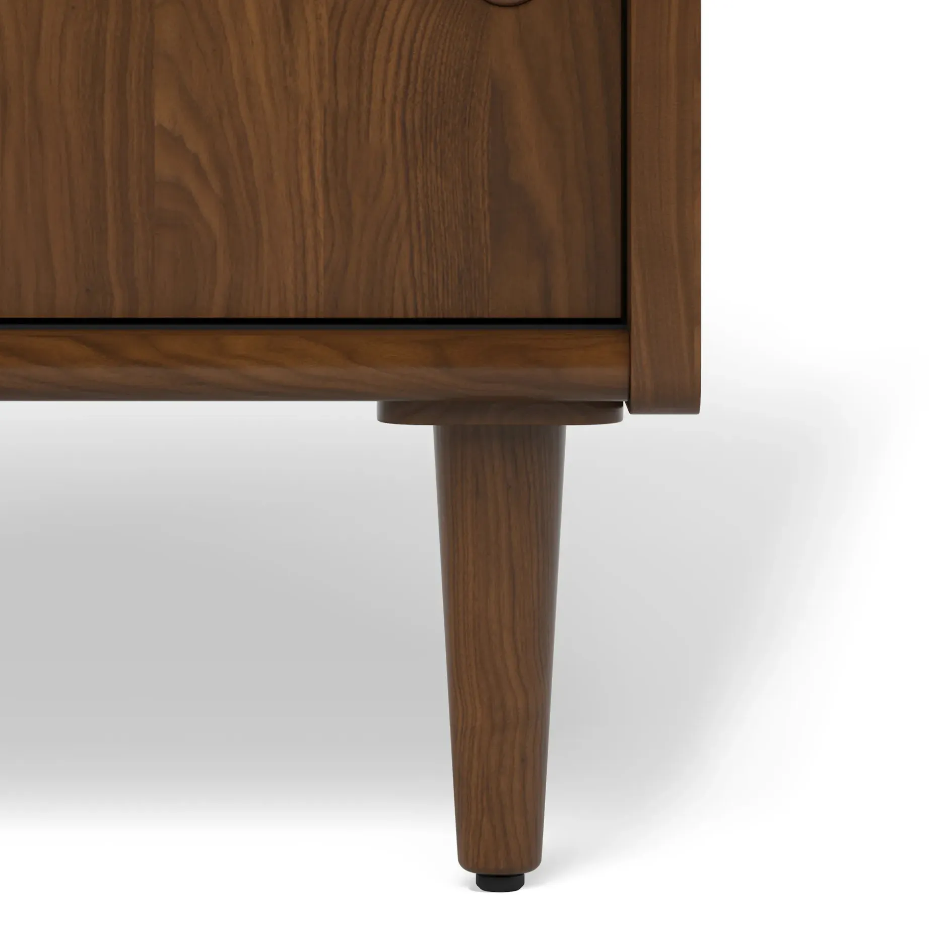Frances 36" Bookcase with Storage - Walnut