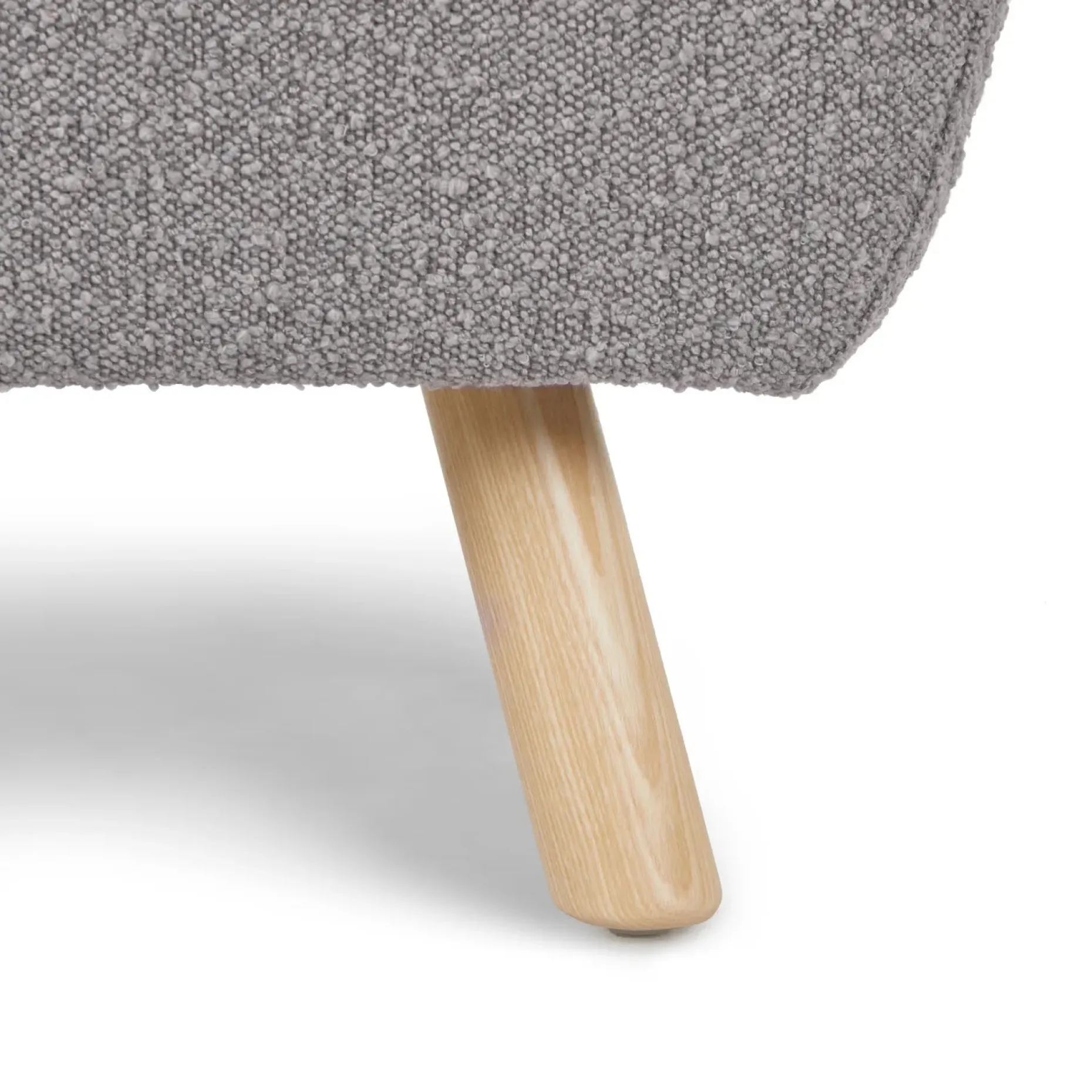 Gabriola 23" Ottoman - Dover Gray Bouclé