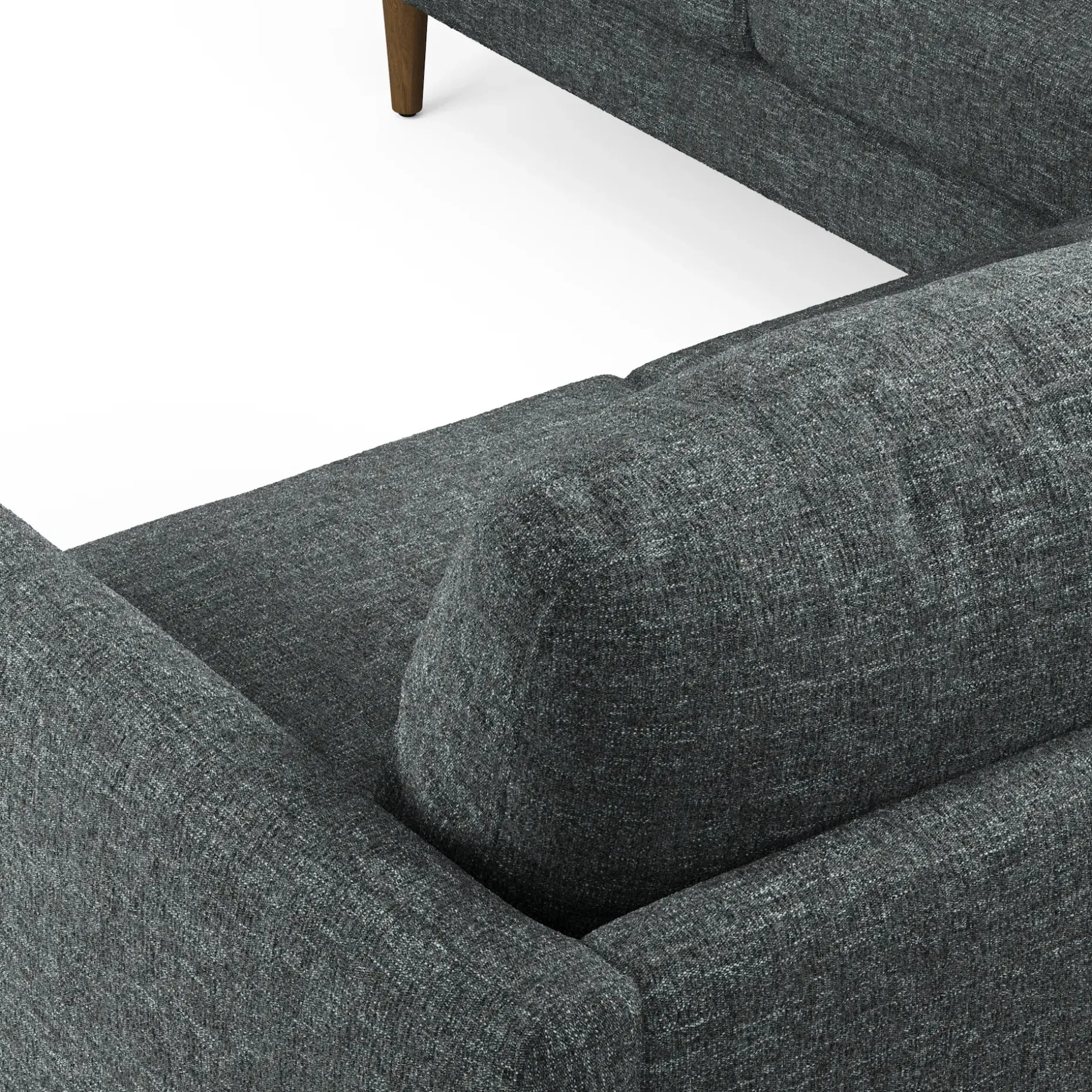 Hanson 88.5" Corner Sectional - Harbor Dark Gray