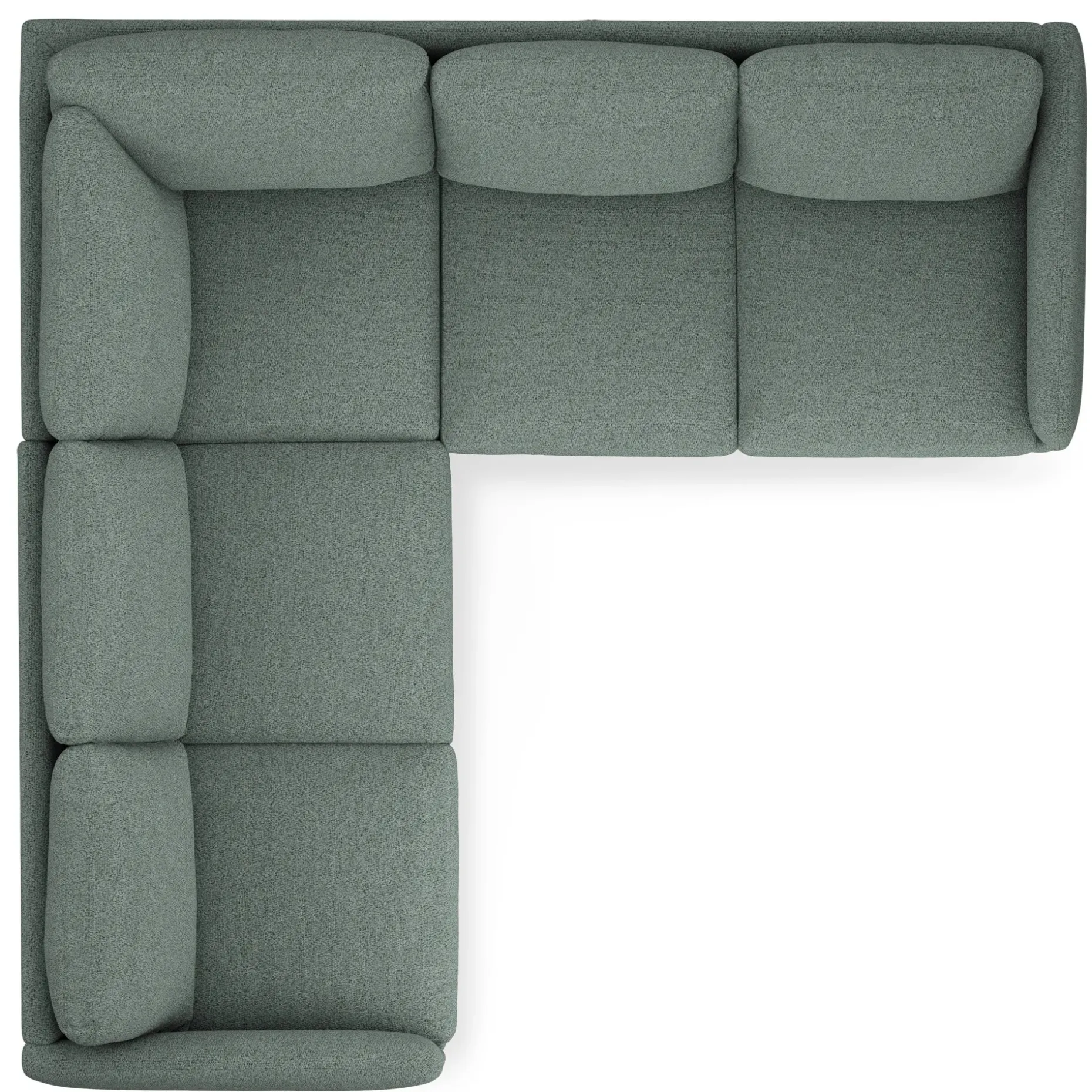 Hanson 88.5" Corner Sectional - Thistle Green
