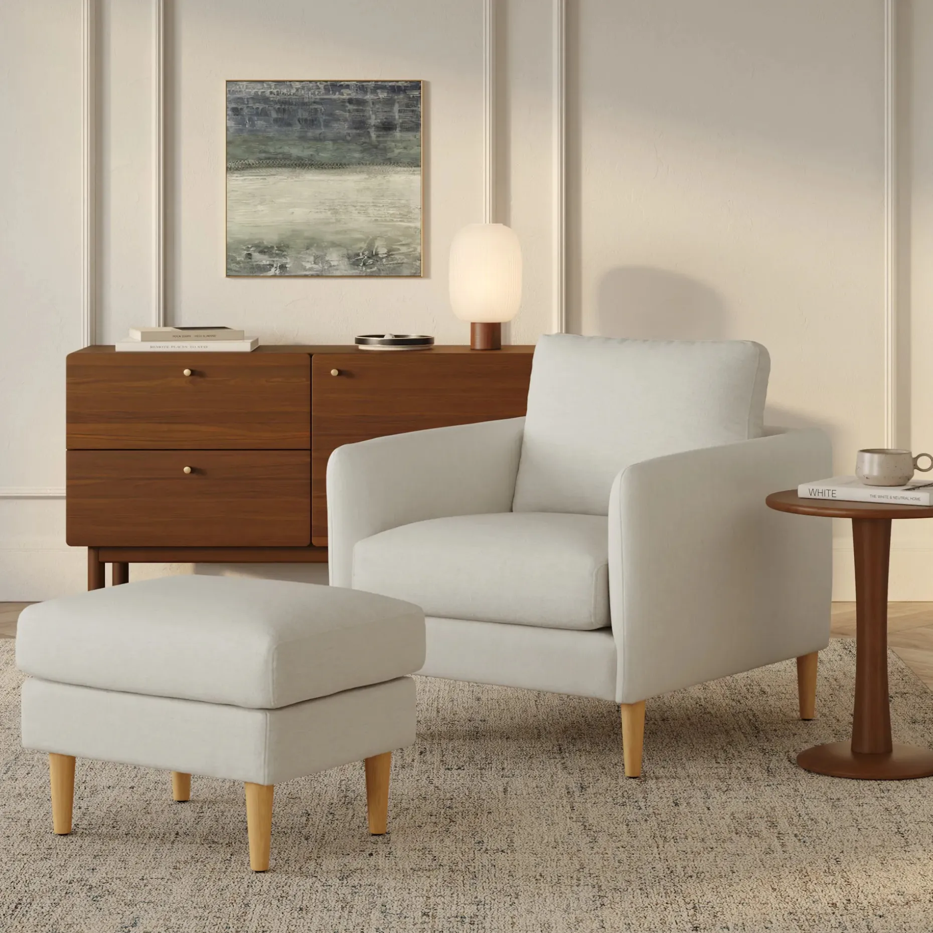 Hanson 32" Lounge Chair - Harbor Ivory