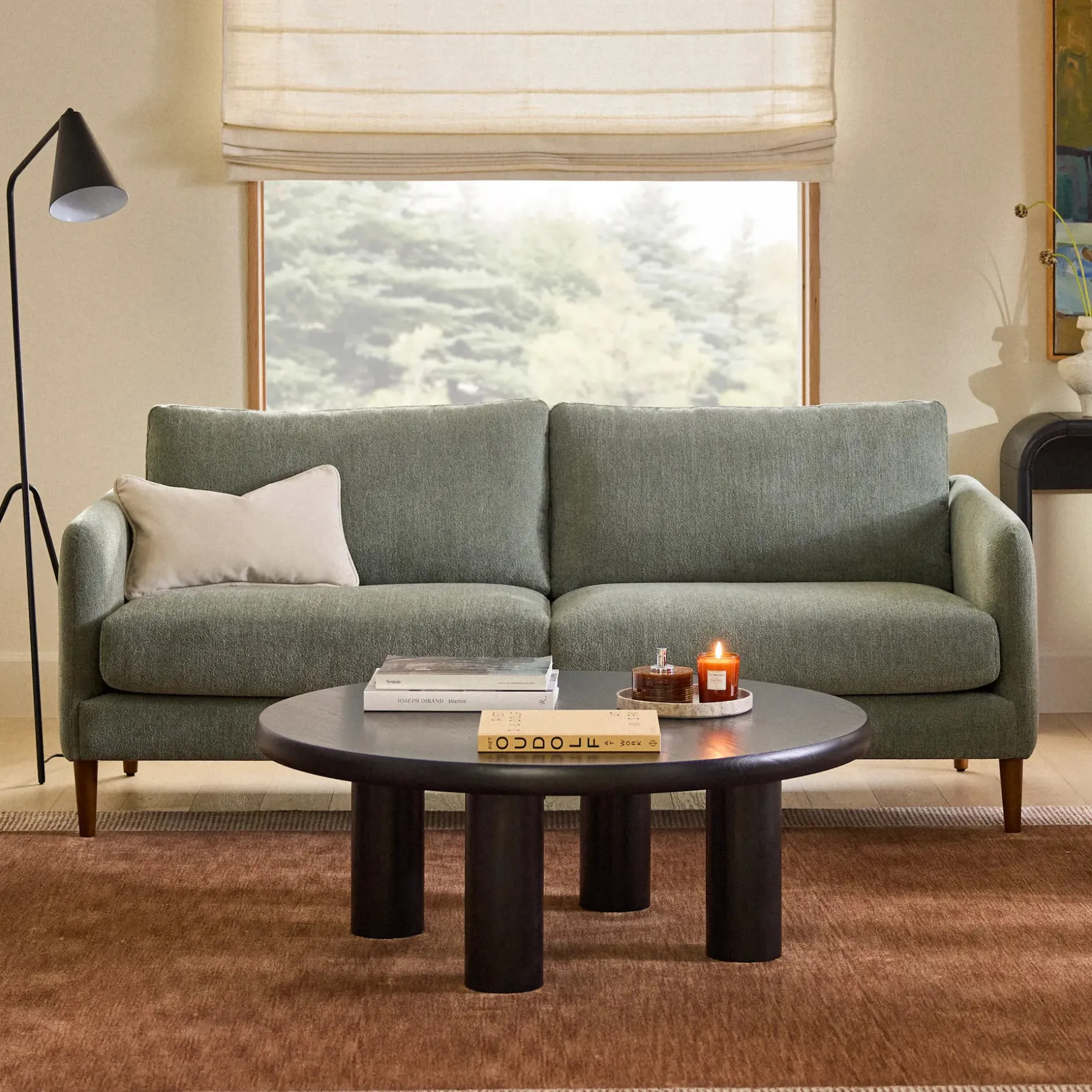 Hanson 80" Sofa - Thistle Green