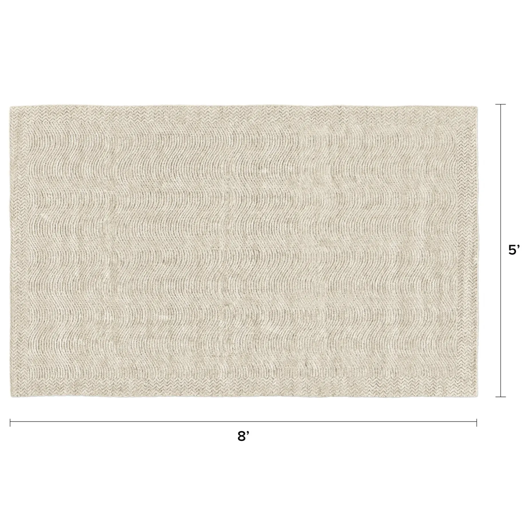 Haren 5 x 8 Rug - Sand