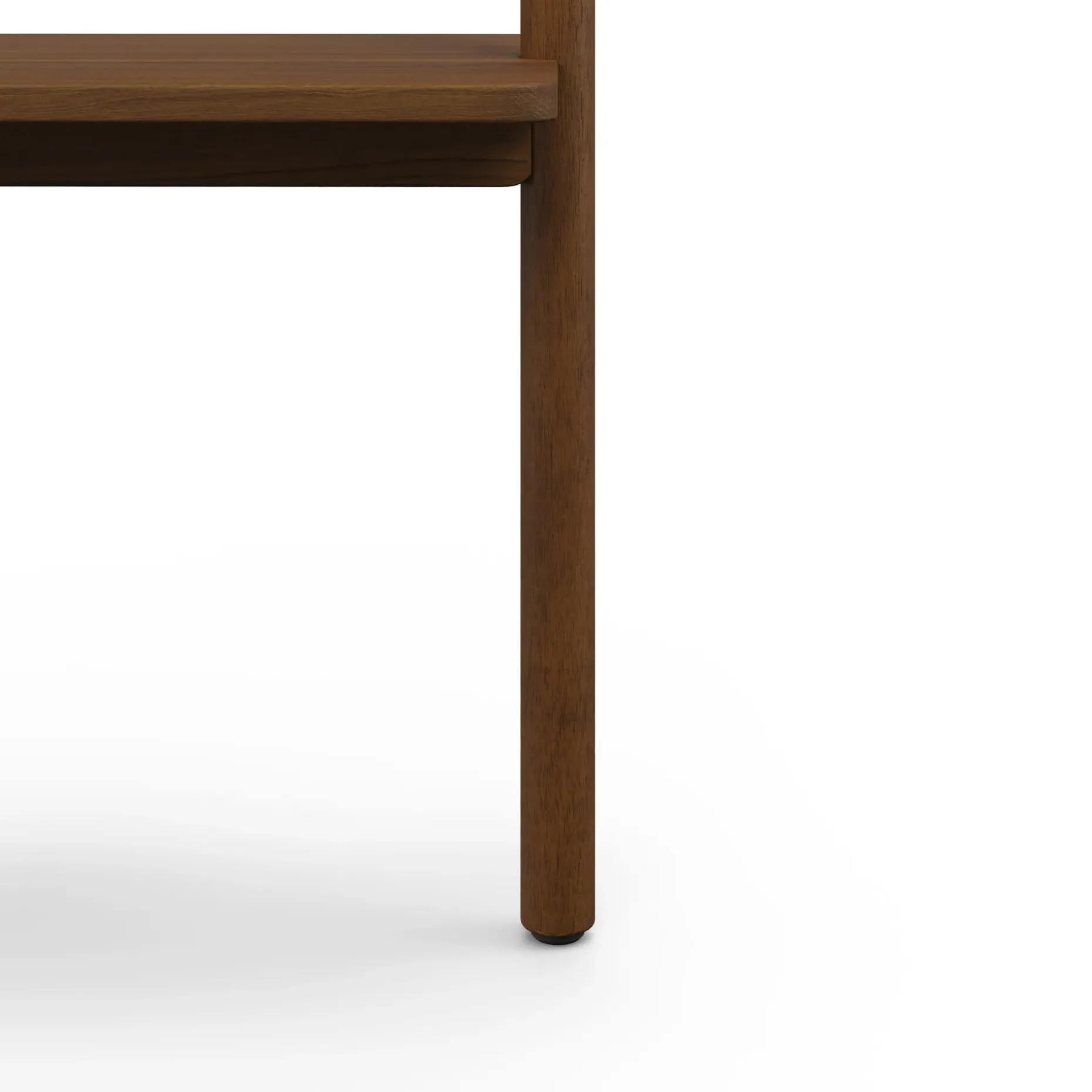 Heidi 21" Modular Shelving Unit, Narrow - Walnut
