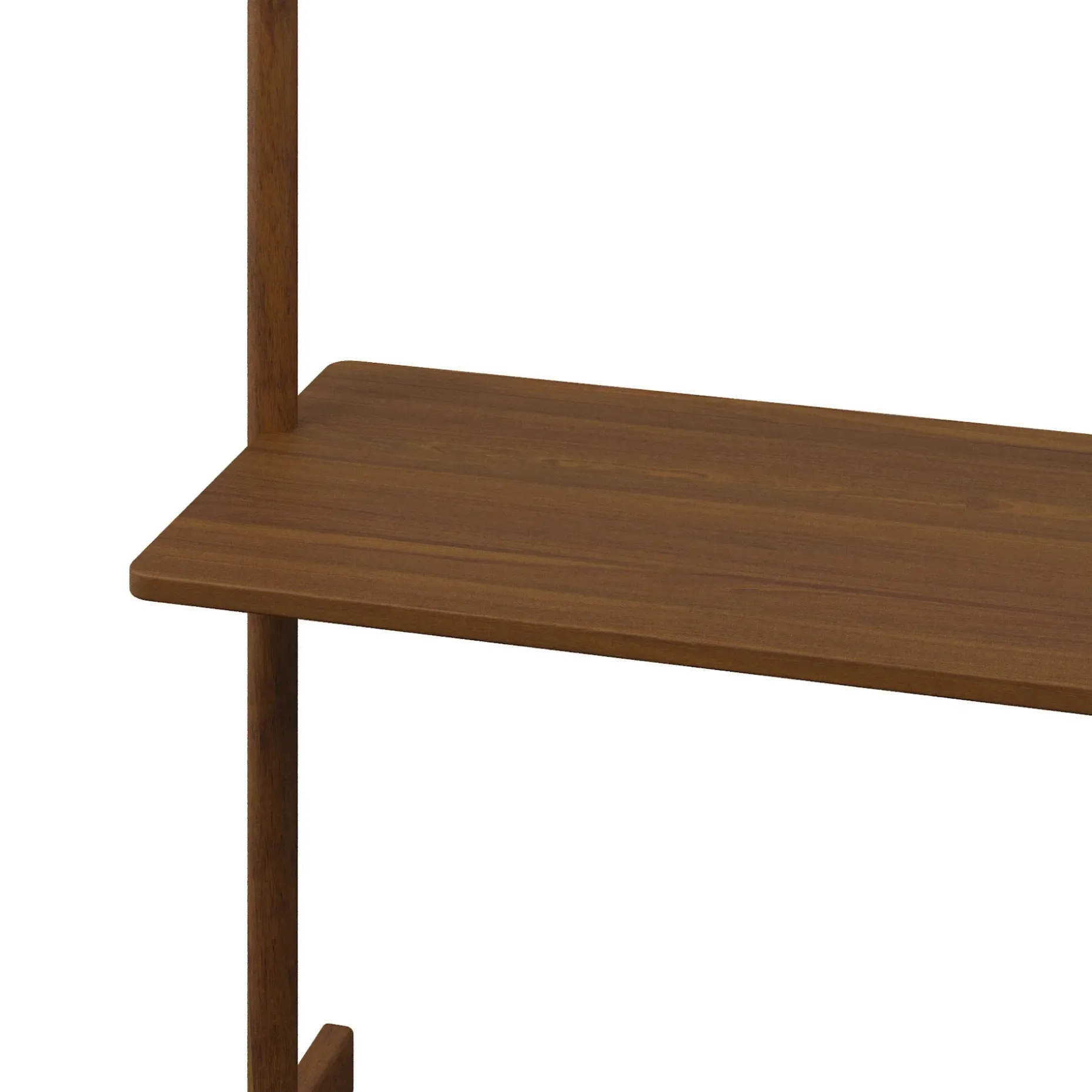 Heidi 33.5" Modular Wall Desk - Walnut