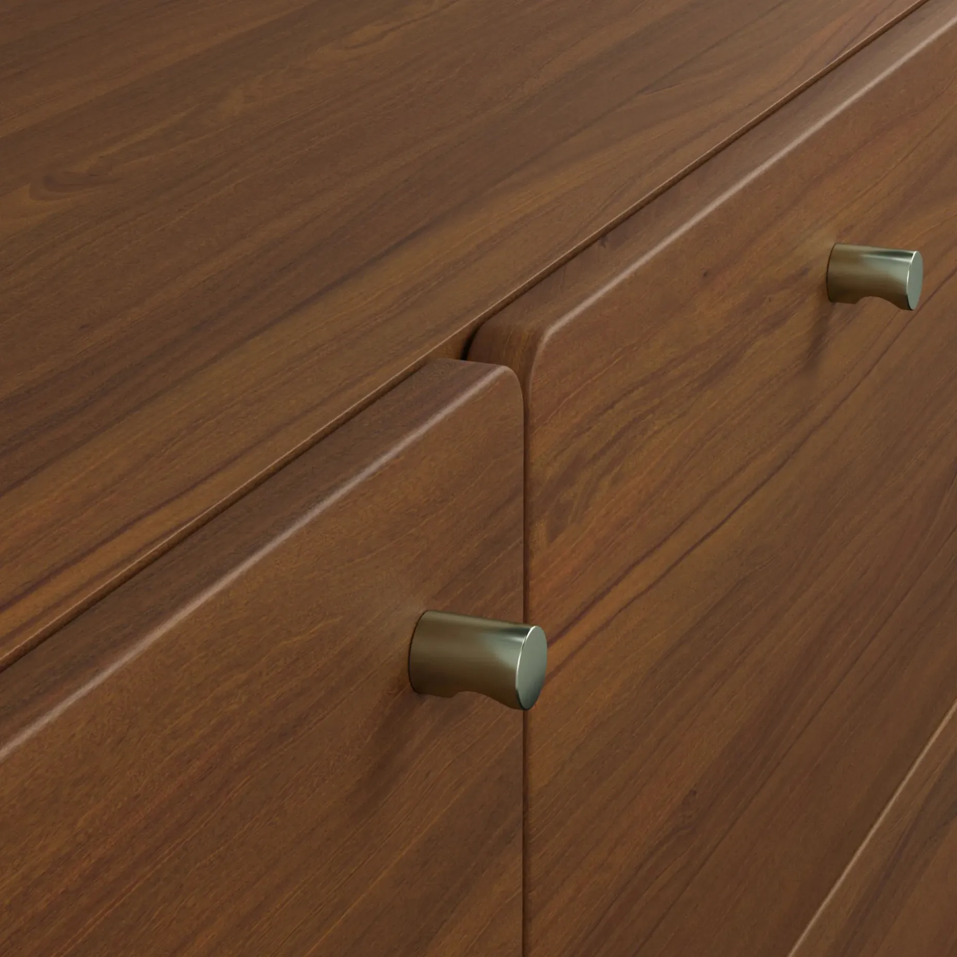 Heidi 64.5" Sideboard - Walnut