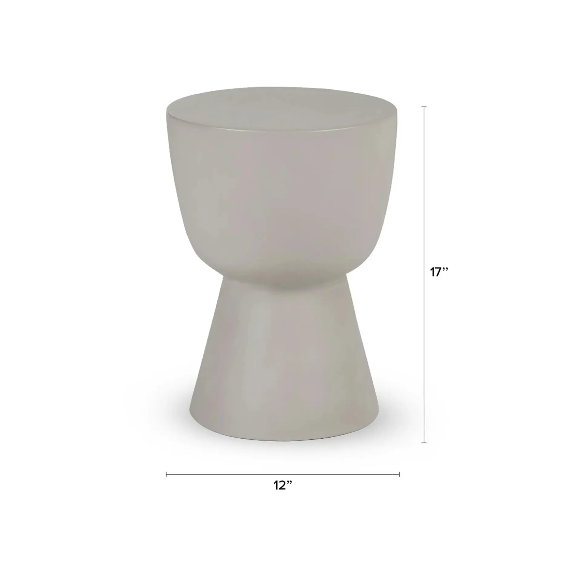 Hendry Outdoor Side Table - Steam Gray