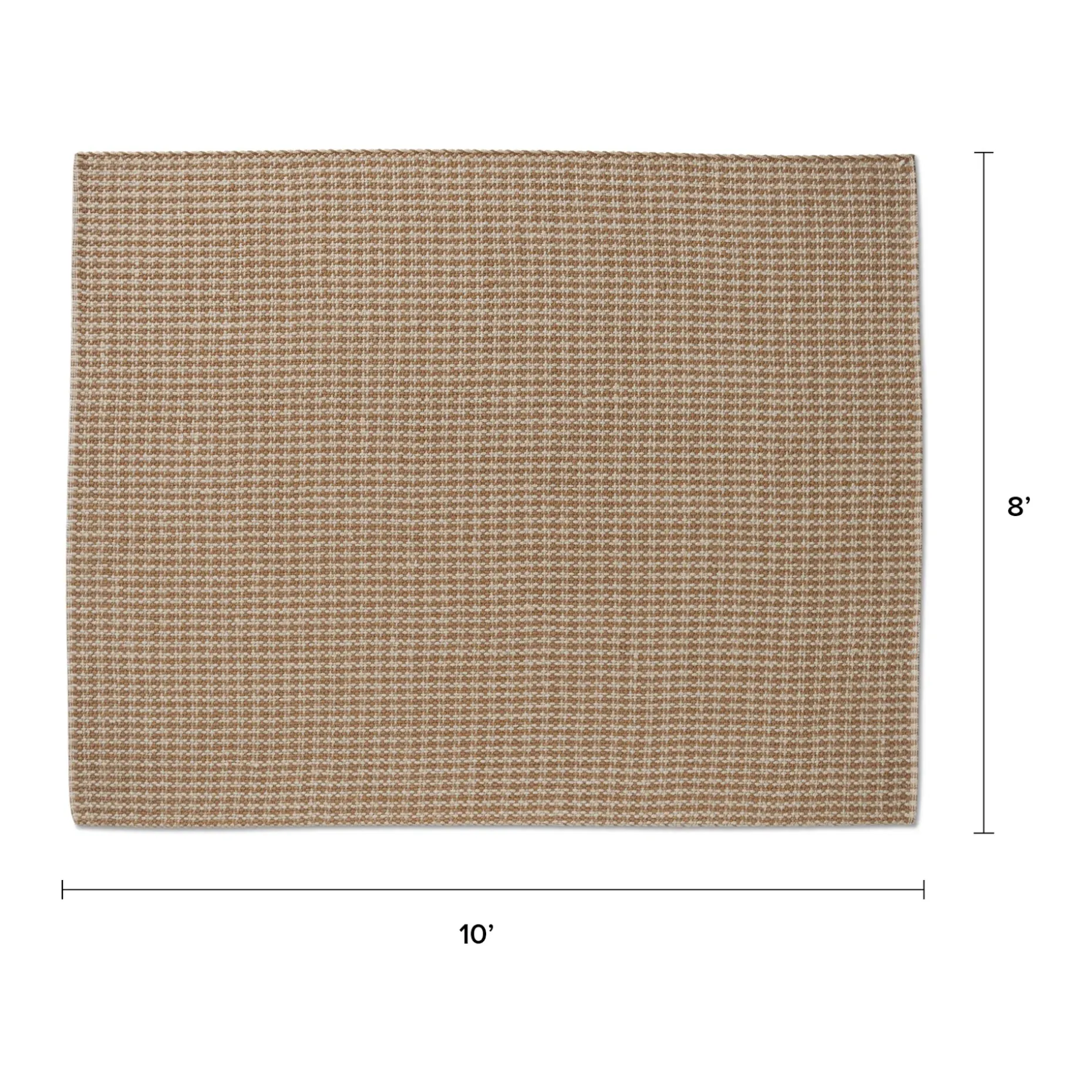 Hundur 8 x 10 Indoor/Outdoor Rug - Houndstooth