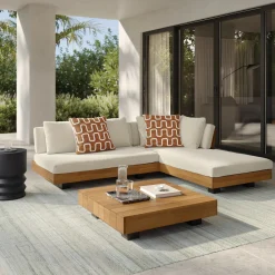 Jona Indoor/Outdoor Pillow - Ocre