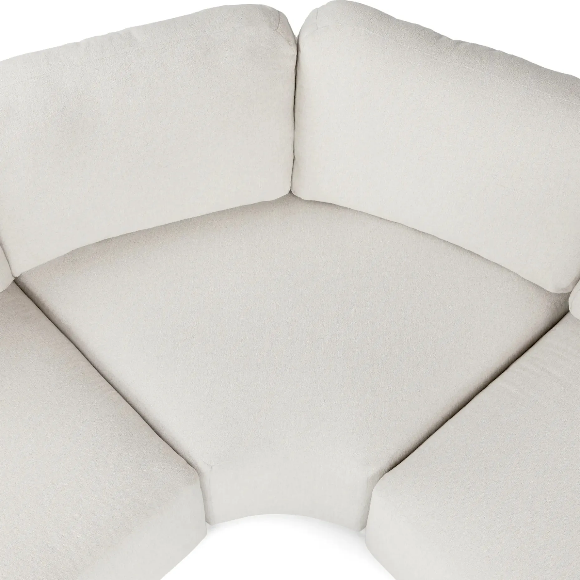 Juni 124.5" Right Conversational Sectional - Clover Ivory