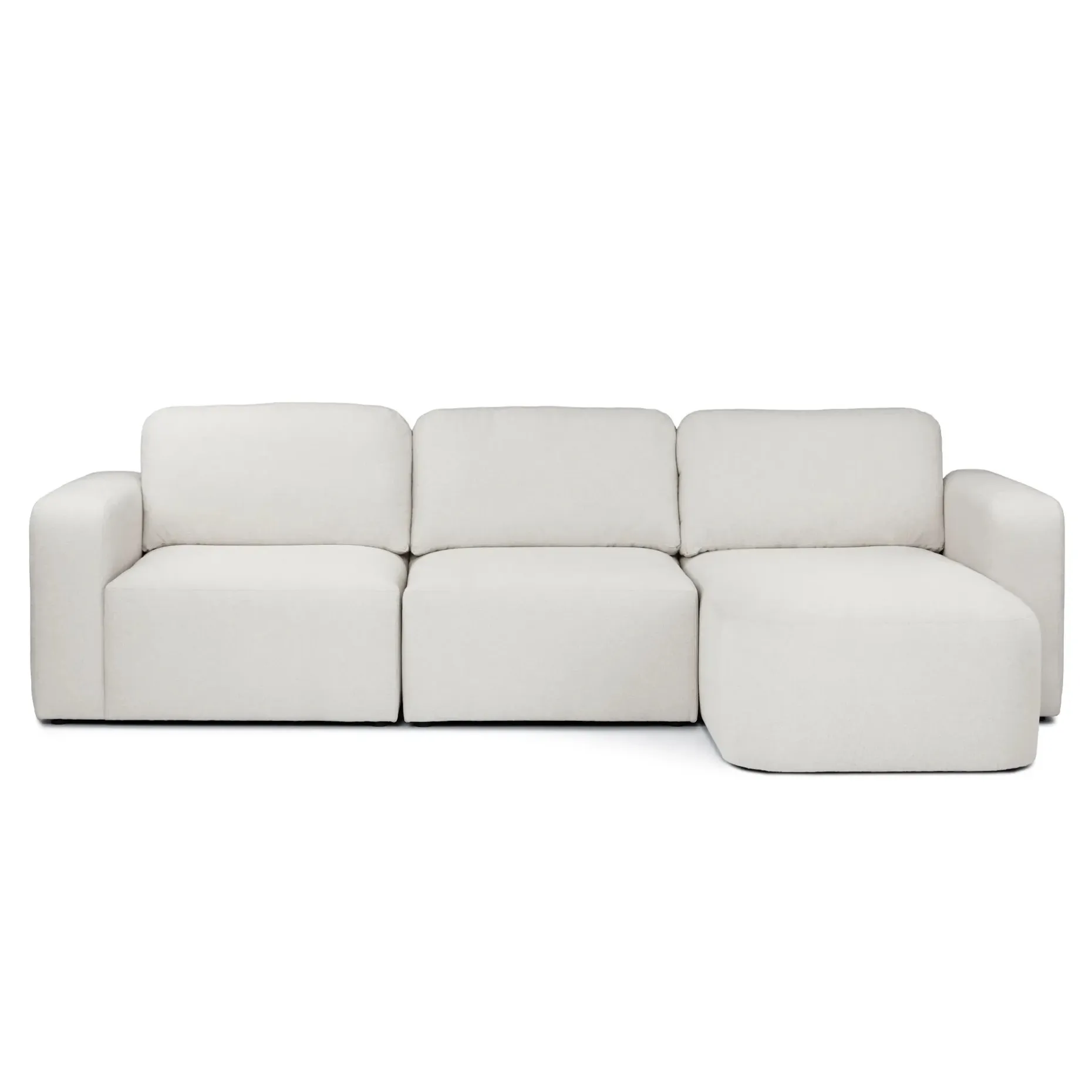 Juni 120.5" Right Sectional - Clover Ivory