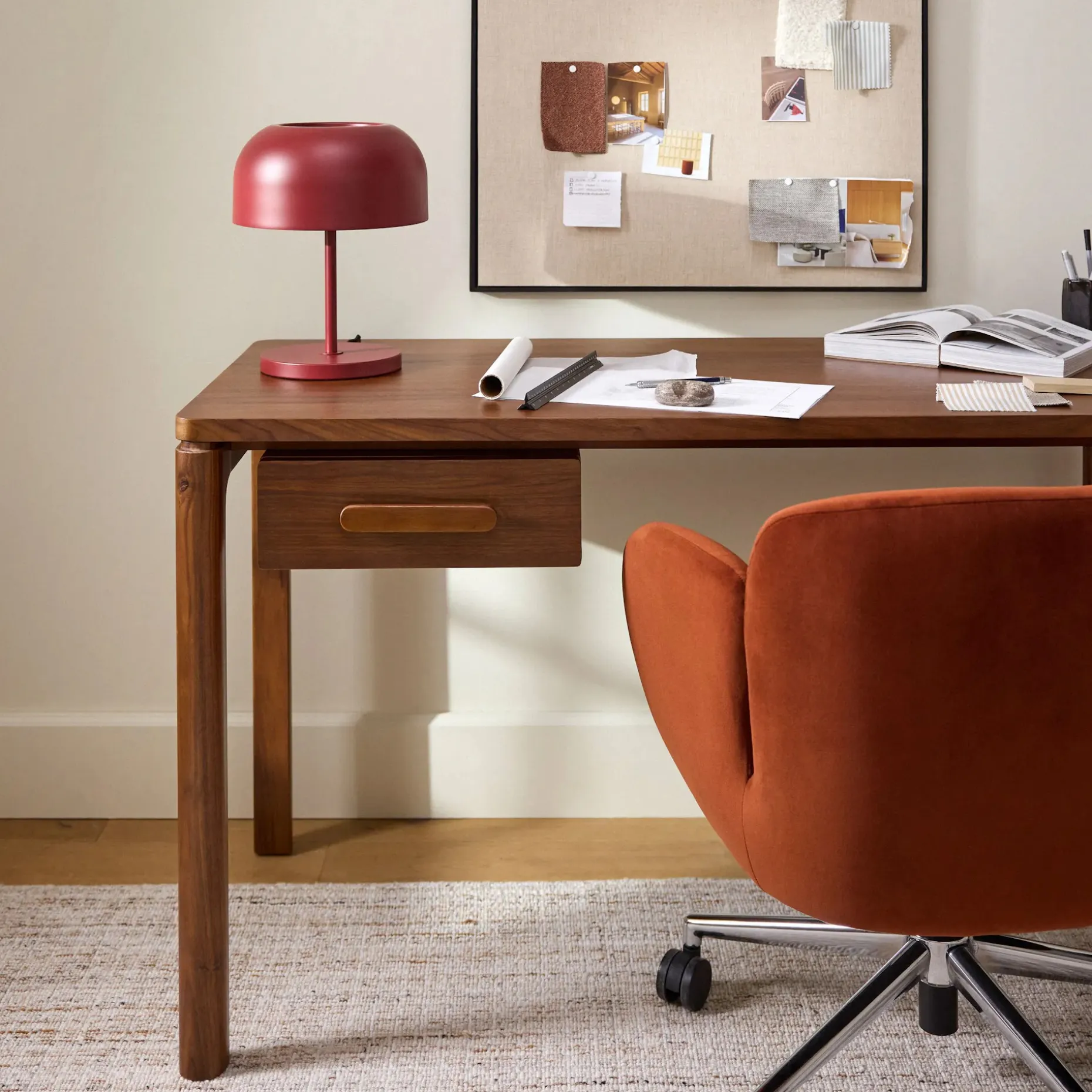 Kacey 51" Desk - Walnut