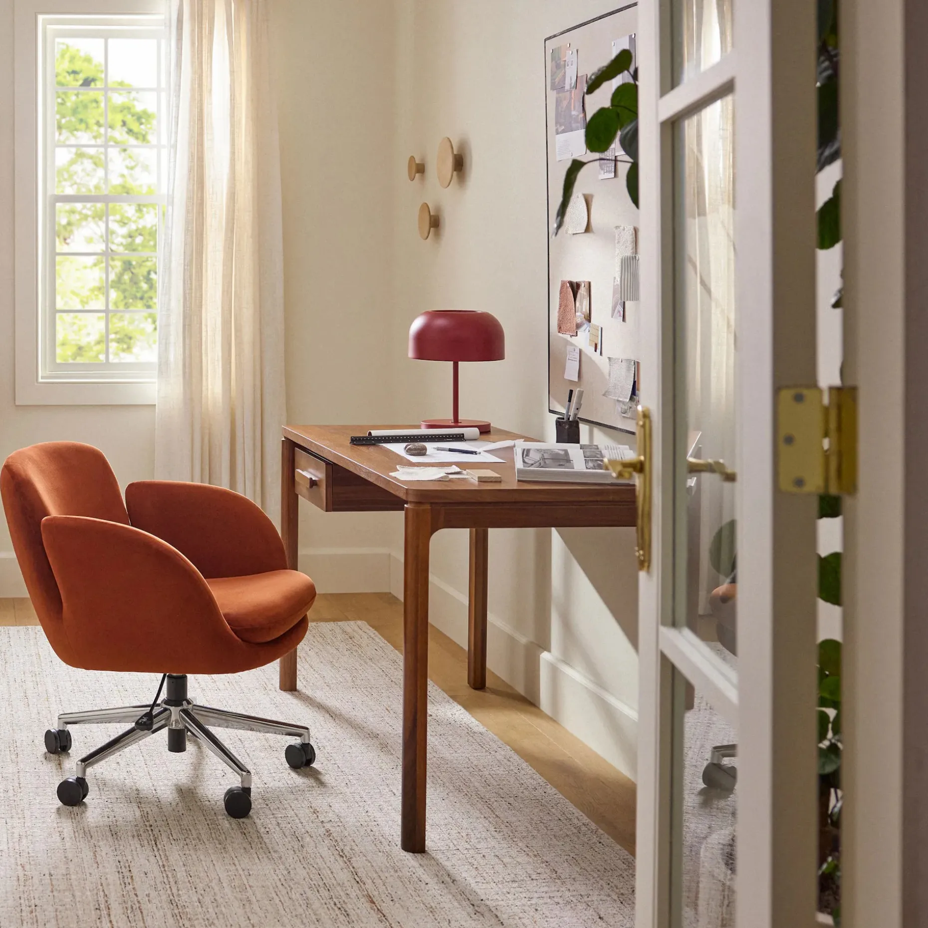 Kacey 51" Desk - Walnut