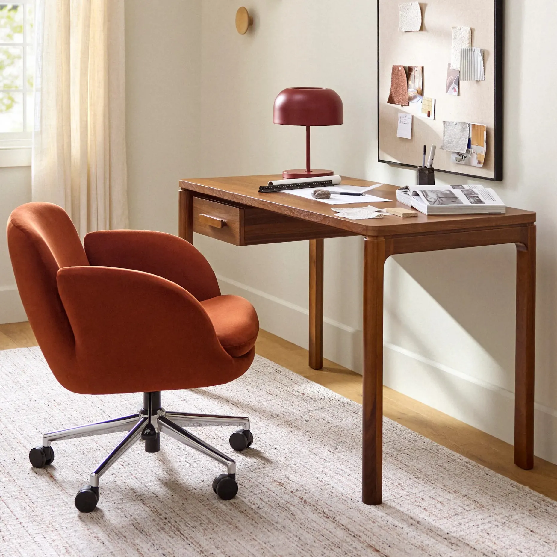 Kacey 51" Desk - Walnut