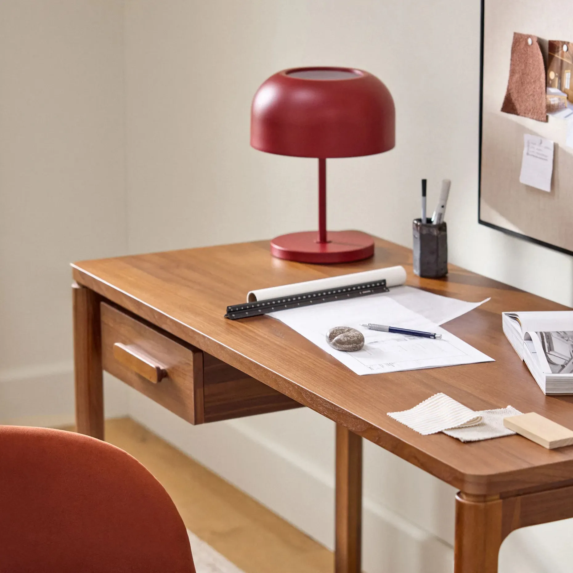 Kacey 51" Desk - Walnut