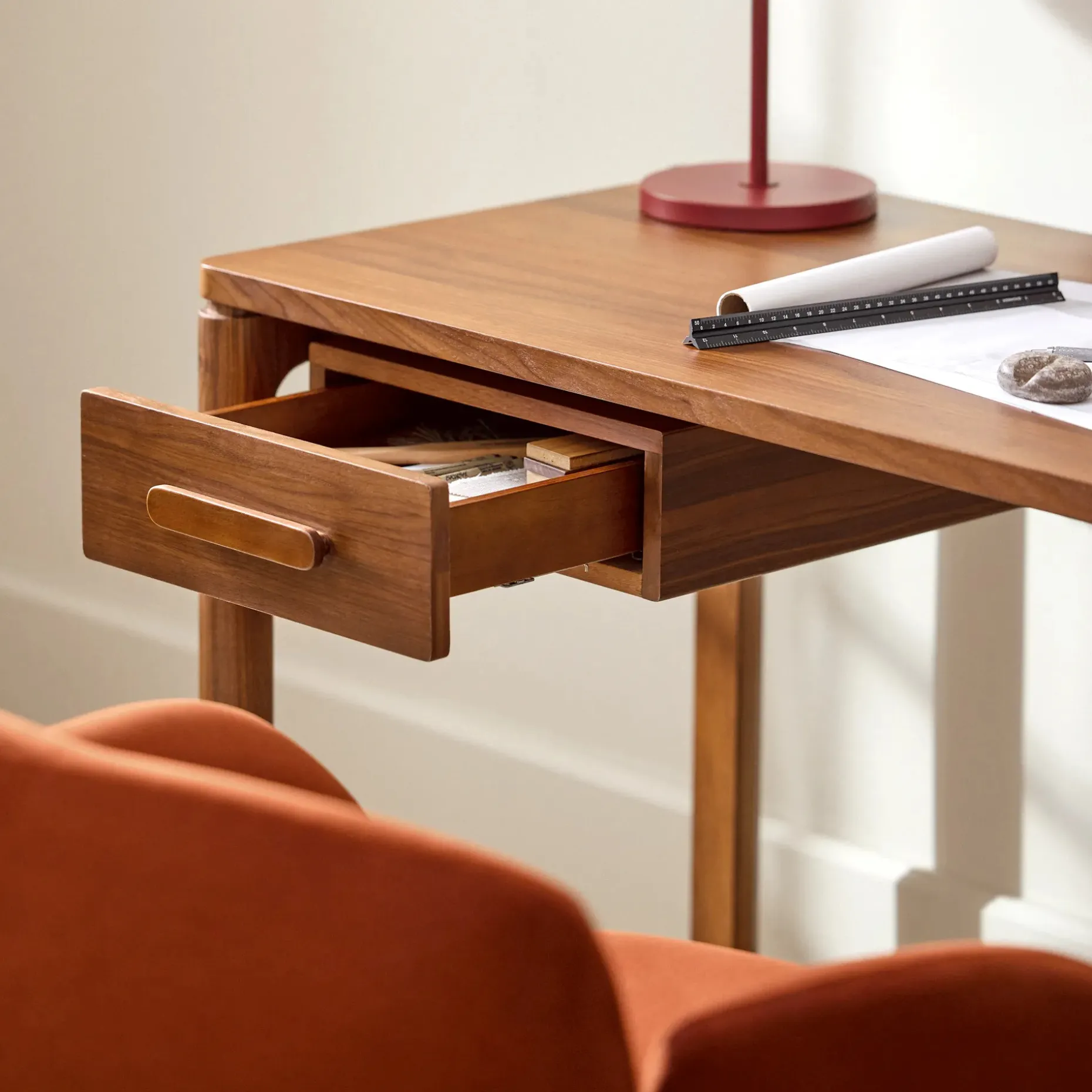 Kacey 51" Desk - Walnut