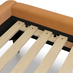 Kayra King Upholstered Bed - Felted Ginger