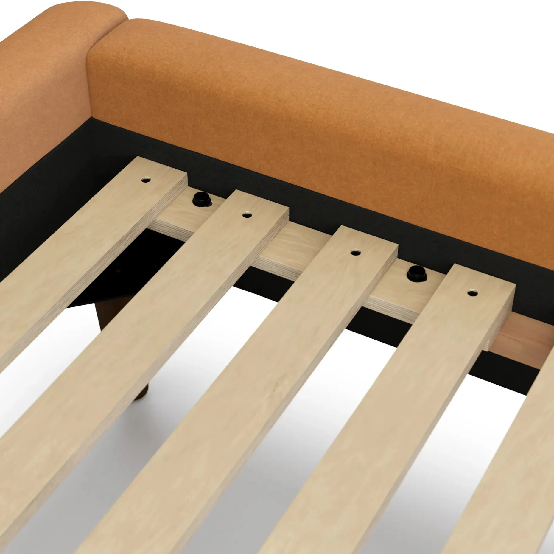 Kayra King Upholstered Bed - Felted Ginger