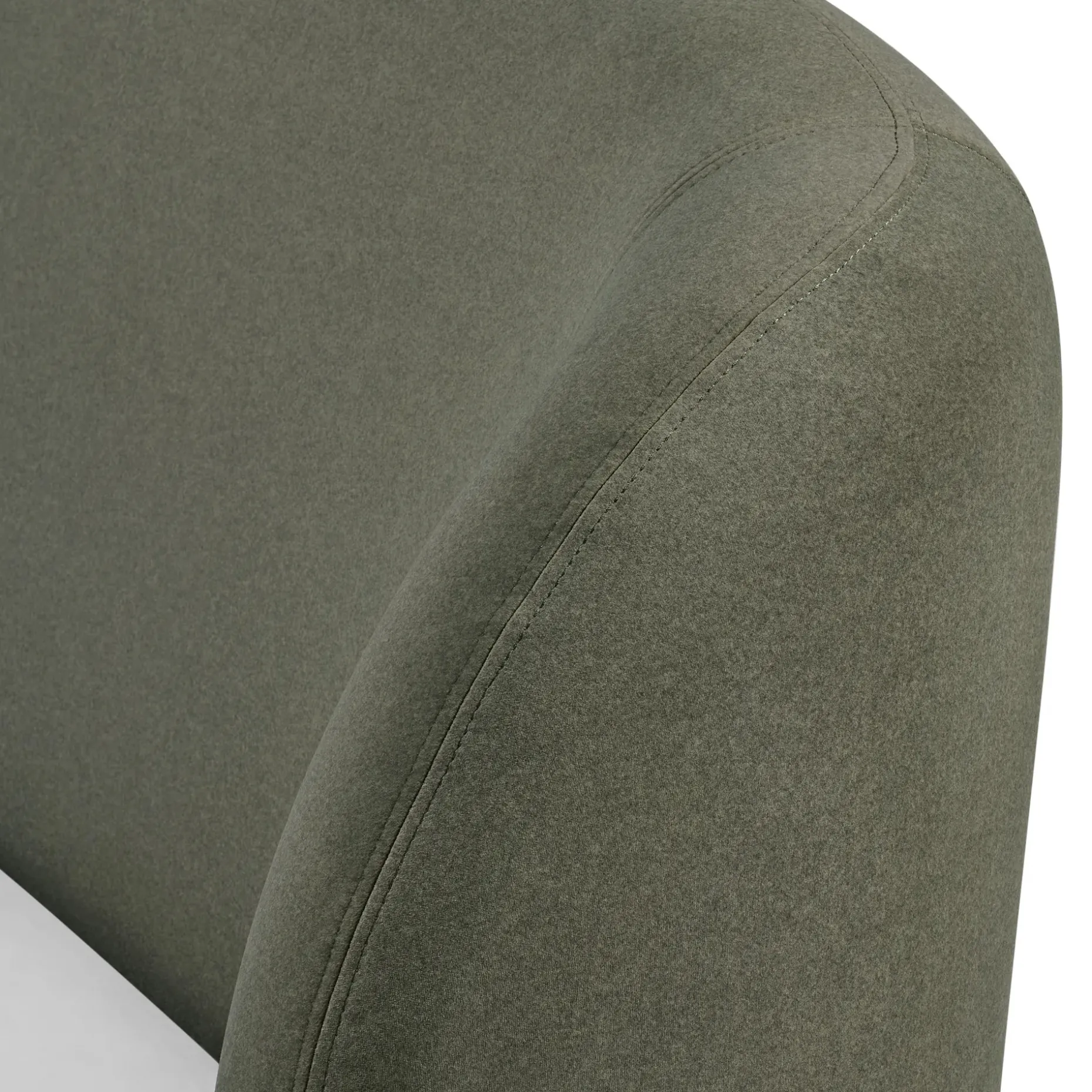 Kayra King Upholstered Bed - Felted Green