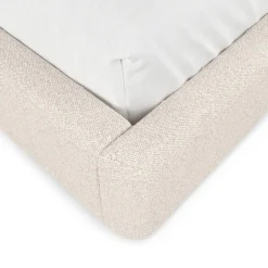 Kayra King Upholstered Bed - Ivory Bouclé